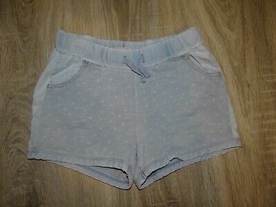 Girls NEXT shorts/ denim look spotty summer pants/ soft shorts Size 6years 116cm