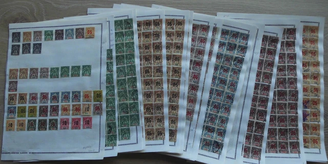 gestempelt - Dt. Kolonien & Auslandspostämter - alte Sammlung Dt. Post China bis