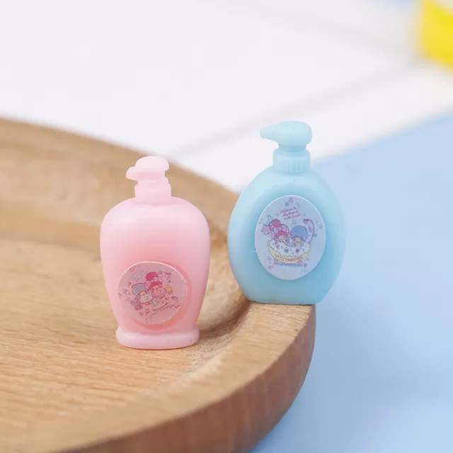 1:12 Dollhouse Miniature Pink Shampoo Blue Shower Gel Doll Bathroom Toiletr  ZDP