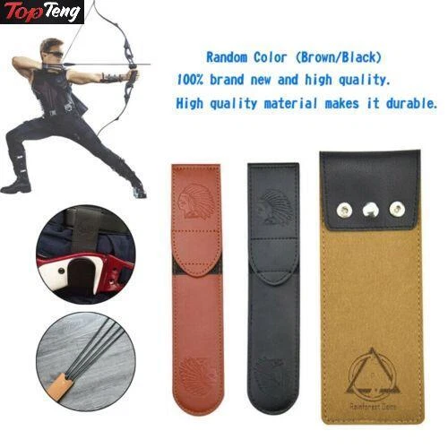 Archery Pocket Pouch Arrow Quiver Recurve Bow Carrier Holder Waist Stick Sling '