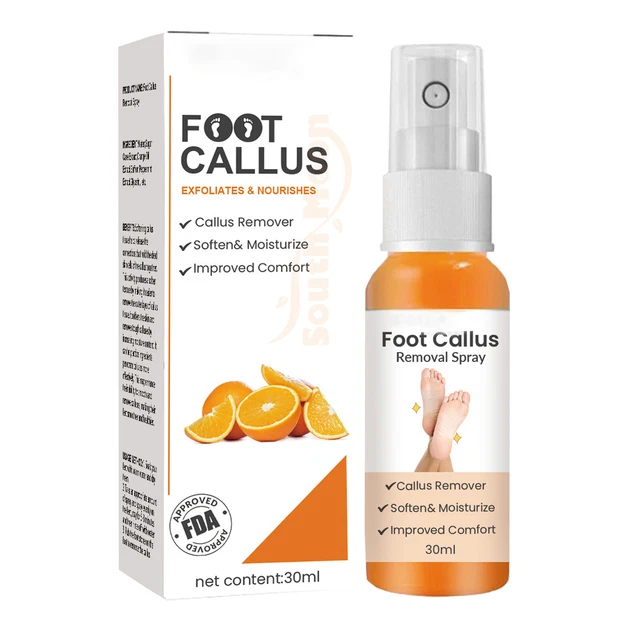 GFOUK FOOT CALLUS Removal Spray, Foot Heel Callus Remover Spray EUR 7