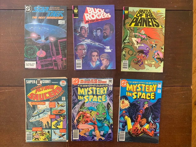 STAR TREK TNG Buck Rogers FLYING SAUCERS Battle of the Planets MYSTERY IN SPACE