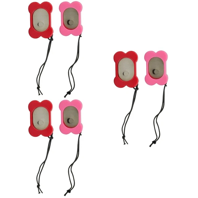 6 piezas Entrenador de sonido para perros Botón ajustable Clicker perro Sonido Entrenamiento Herramientas