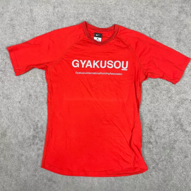 Camisa Nike Undercover Gyakusou Hombre Pequeña Naranja Mangas Cortas Rendimiento Dri-Fit