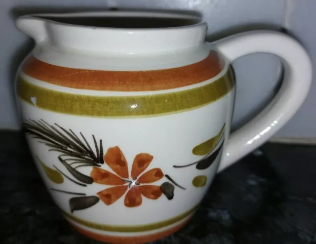 Vintage Milk/Cream/Sauce Jug Babbacombe Pottery Torquay Devon Hand Painted