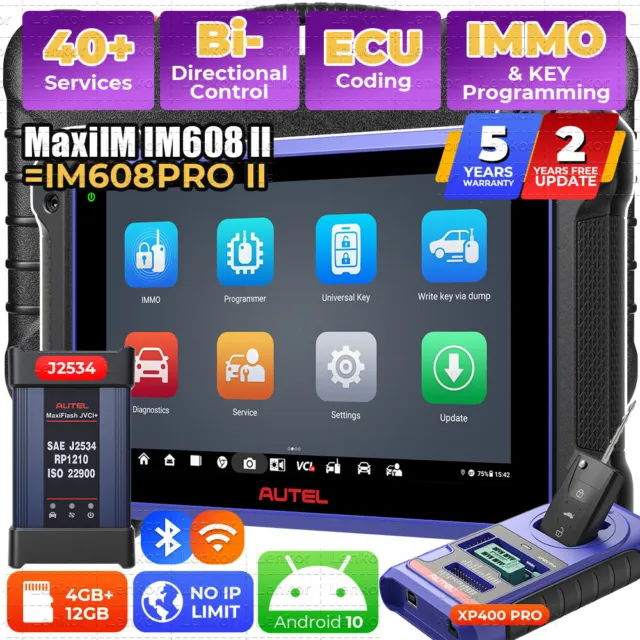 Autel MaxiIM IM608 Pro II IM608S II Auto Programmation De Clé Key IMMO scanners