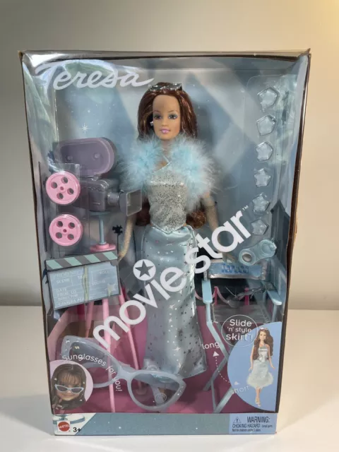 Mattel 2003 Barbie Movie Star Teresa Slide ‘n Skirt Doll Nib 59 00