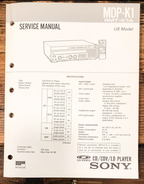 Vintage Manuals, Vintage Parts & Accessories, Vintage Audio