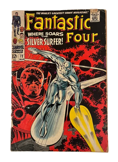 Fantastic Four #72 March 1968 Silver Surfer