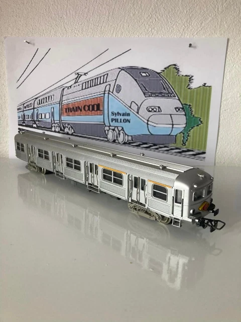 JOUEF Ho coffret Rame Inox BUDD SNCF - Modélisme