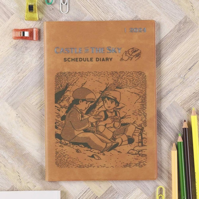 GHIBLI LAPUTA CASTLE in the Sky 2024 Schedule Planner Diary Book A5