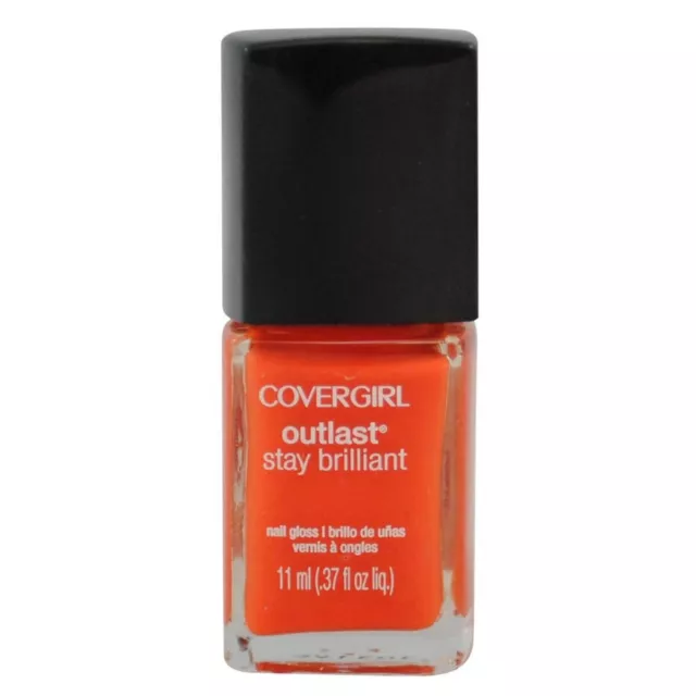 CoverGirl Outlast Stay Brilliant Nail Gloss .37 fl oz - 245 Go-Go Mango