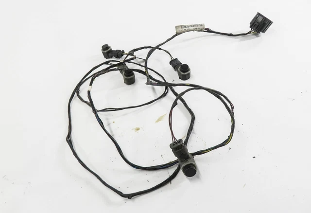 2011 RANGE ROVER SPORT (L320) REAR PDC PARK DISTANCE SENSOR SET w/ HARNESS BLACK