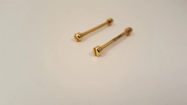 INVICTA SUBAQUA NOMA III Gold Screws Pins with End Caps for Strap