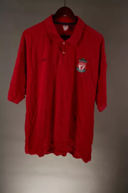 Liverpool Fc Mens Polo Shirt Crest Official Football Size Xxl