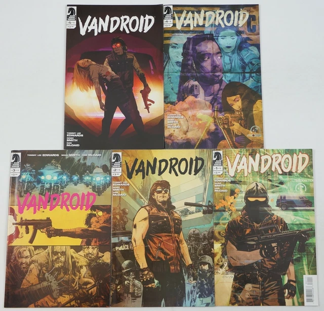 Vandroid #1-5 VF/NM complete series - dark horse - tommy lee edwards set 2 3 4