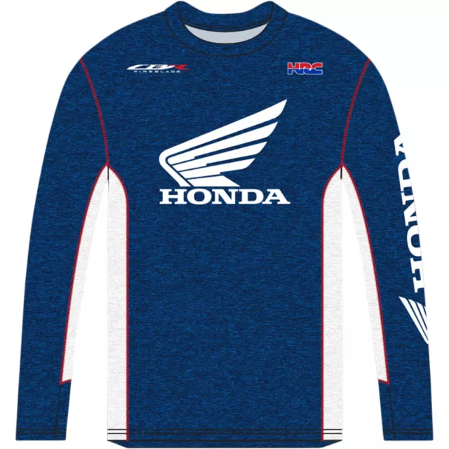 Honda Apparel Honda HRC Long-Sleeve T-Shirt - Navy/White | Large
