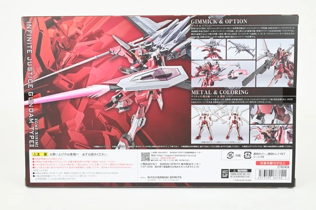 FIGURA BANDAI METAL Robot Spirits Infinite Justice Gundam Tipo II Seed ...