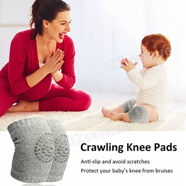 Unisex Baby Crawling Cushion Knee Pads Safety Infant Toddler Anti-slip Protector 3