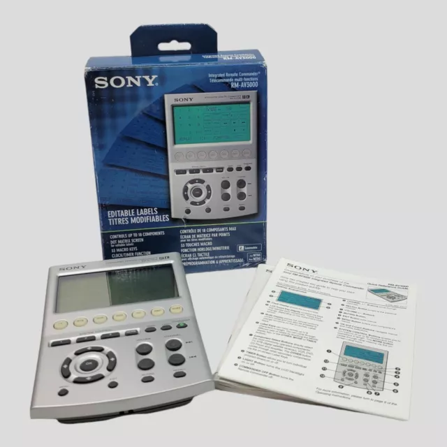 Sony Integrated Remote Commander Model RM-AV3000 Tested with Manual & Box