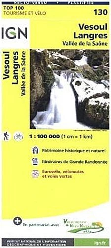 IGN Vesoul - Langres 1 : 100 000