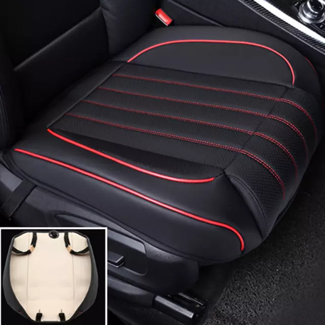 5D PU Leather Deluxe Car Seat Cover Front Seat Chair Cushion Protector Universal