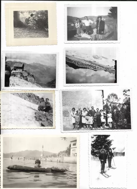 Lot de 60 photos anciennes diverses des années 1940/50 - Formats divers