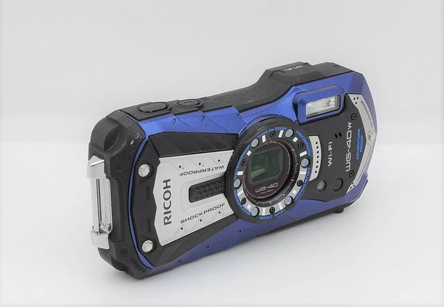 【Near Mint】RICOH Waterproof digital camera RICOH WG-40 Blue  From Japan 2