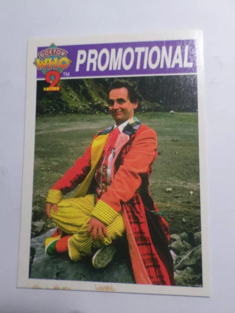 Rare Vintage Dr.who Series 2 Promo Card By Cornerstone Communications