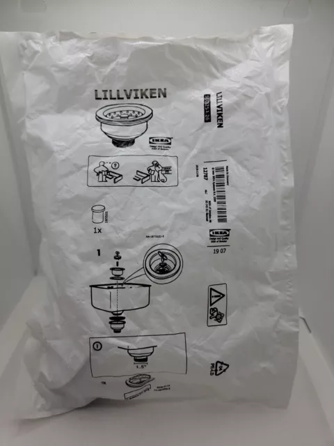 LILLVIKEN Sink strainer with stopper - IKEA