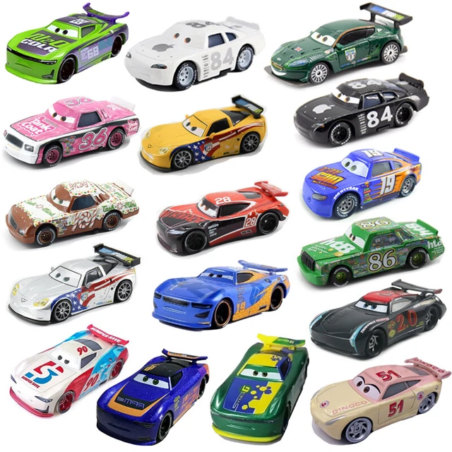 Disney Pixar Cars 2 Lightning McQueen 1:55 Metal Diecast Toys Car New Loose