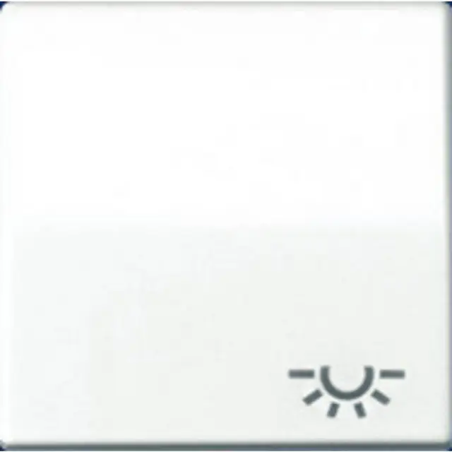 Jung simple Insert Bouton-poussoir blanc-alpin AS591LWW