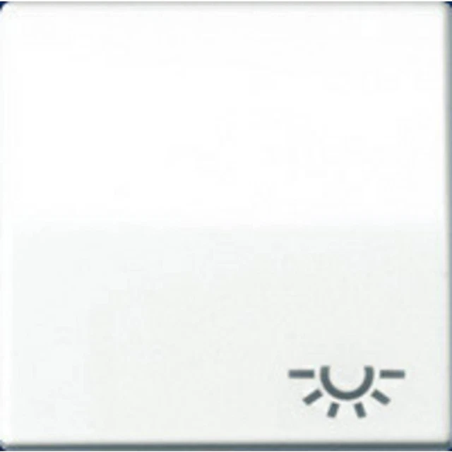 Jung simple Insert Bouton-poussoir blanc-alpin AS591LWW