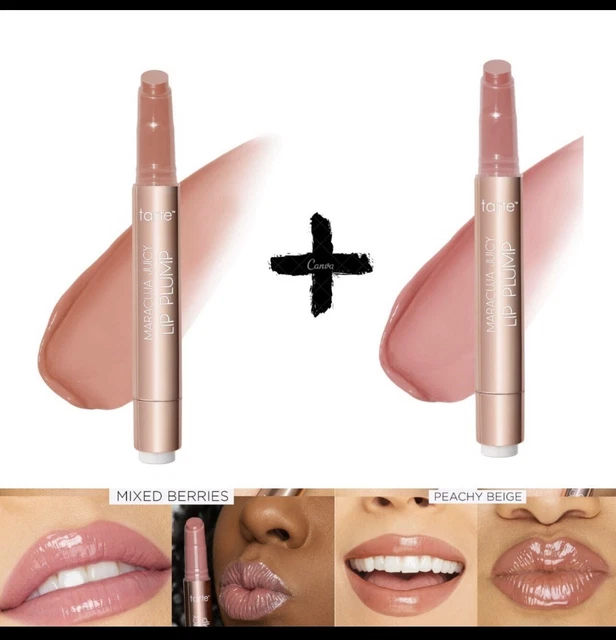 Maracuja lip plump 2 shades PEACHY BEIGE + MIXED BERRIES