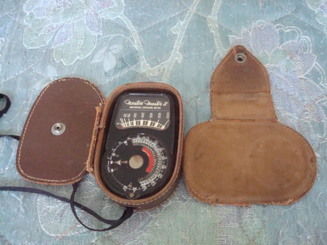 Weston Master II Camera Universal Light Exposure METER 735 U.S.A. & Case