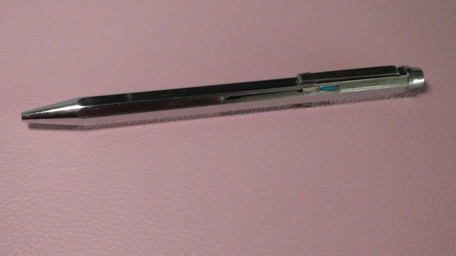 Stylo Bille 4 Couleurs VIMO – Ancien Modèle En Acier Chromé, France
