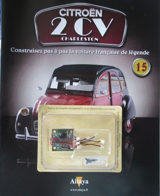 Citroën 2CV Charleston ALTAYA 1/8 N°15 Circuit électrique