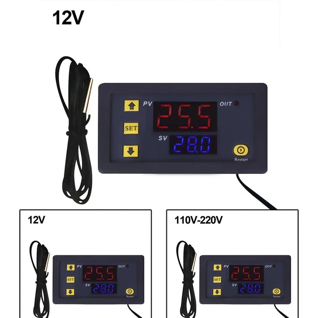 Interruttore termostato regolatore temperatura controllo temperatura W3230 110-220 V