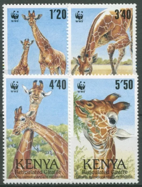 Kenia 1989 WWF Naturschutz Netzgiraffe 481/84 postfrisch