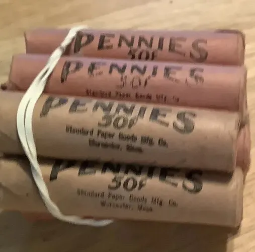 10 - Rolls - 1957-D Wheat Penny Lincoln Cent