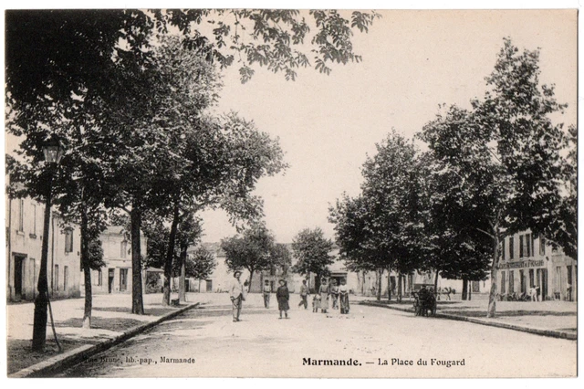 CPA 47 - Marmande - Pont Suspendu Sur La Garonne - Oblitération 1914 - Occasion
