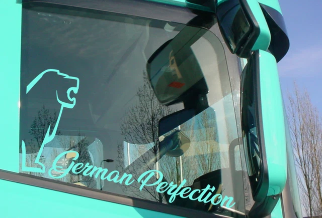 thumbnail image 2 of 2x MAN Lion Logo Vinyl Sticker Decal – For Lorry HGV Truck Cab Door Or Bodywork – Made In UK 2 of 5