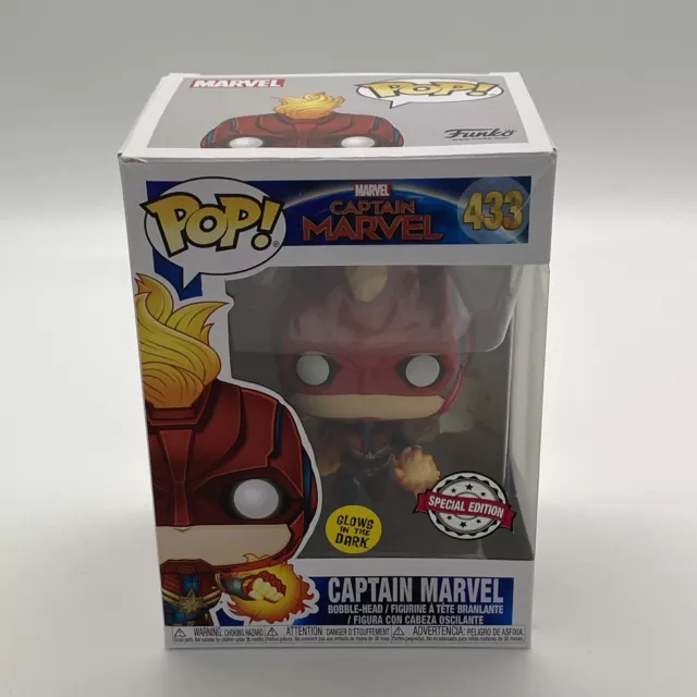 Funko Pop! Captain Marvel - Captain Marvel Figurine  Pop 433