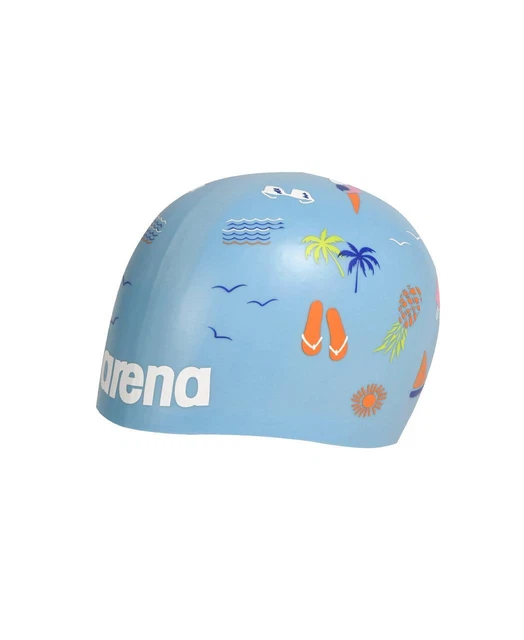 Bonnet De Bain Arena Mixte Adulte Taille Unique - Silicone, Moulé, Pour Entraînement Intensif