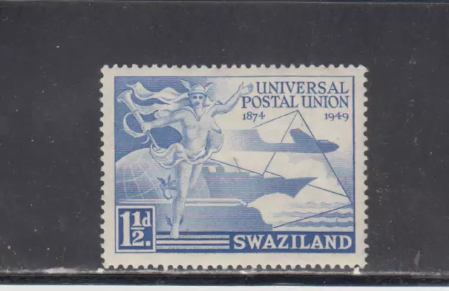 Swaziland :  1949 - Mlh  - Scott #  50  Upu