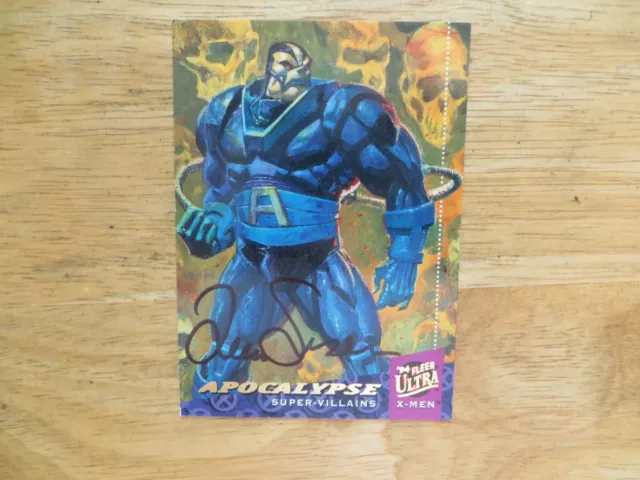 94' Marvel Ultra X-Men Apocalypse Card Signed By Creator Louise Simonson, Poa