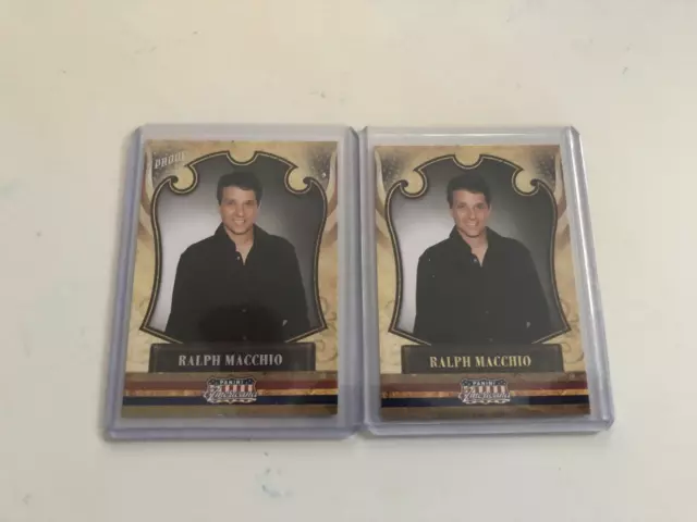 2011 Panini Americana Proof Silver Ralph Macchio Cards * Karate Kid * Cobra Kai