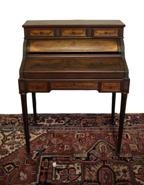 Continental Wooden Writing Desk. French Baroque/ Roccoco Design