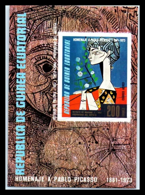 1975 EQUATORIAL GUINEA Souvenir Sheet - Paintings By Pablo Picasso P2
