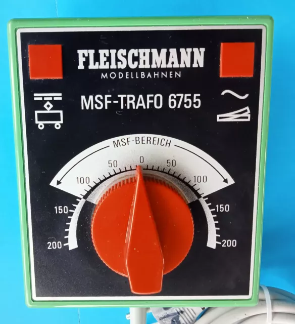 Fleischmann MSF 6755, Fahrpult Trafo, 14 V 1,1 A,  14 V =  1,1A, bespielt